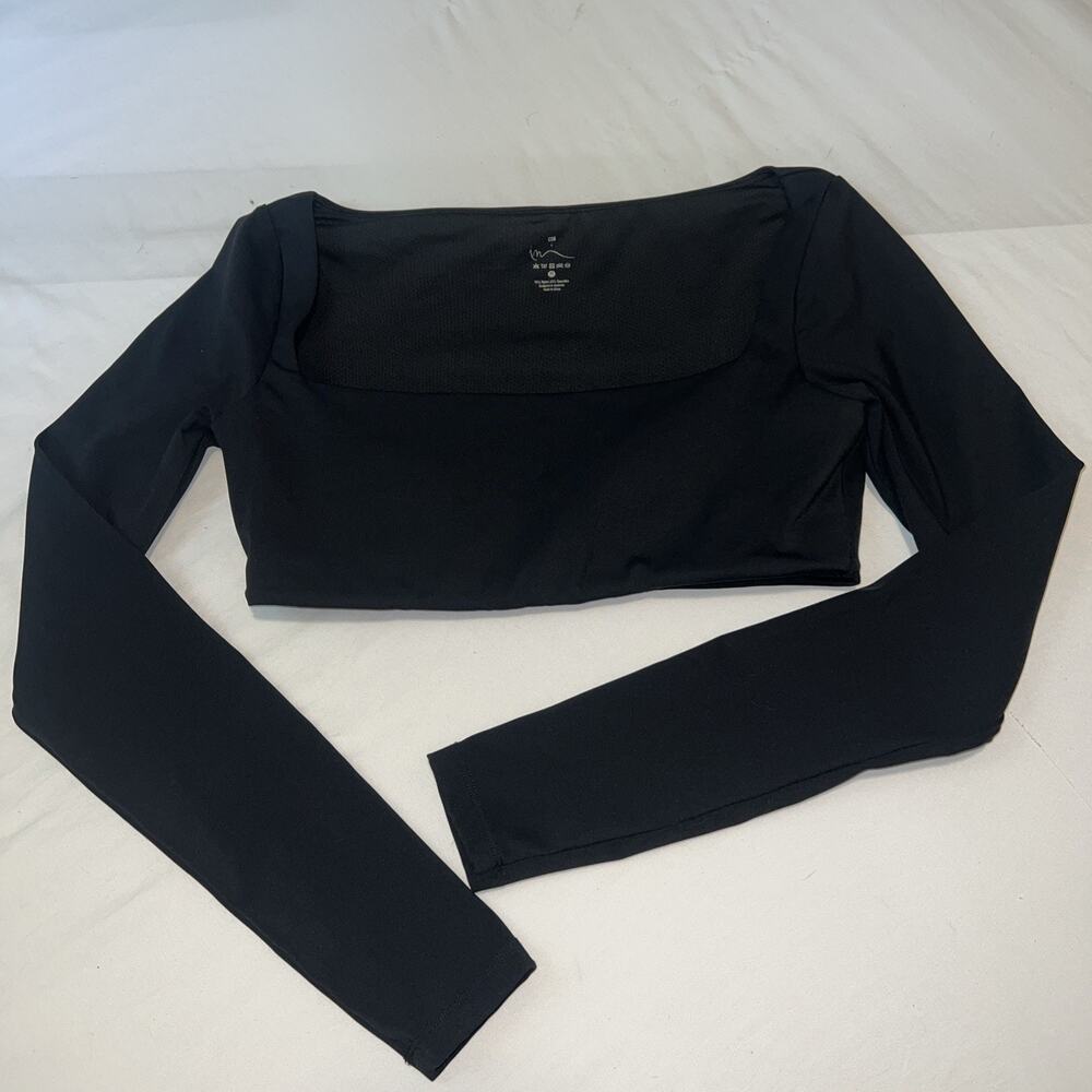 CSB Freedom Scoop Long Sleeve Crop M Black Excellent!!